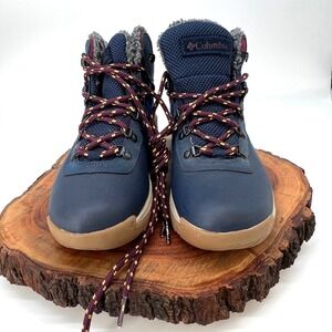 Columbia Waterproof Yoncalla Hiking Boots Womens Size 8 Gorpcore Blue NWOT